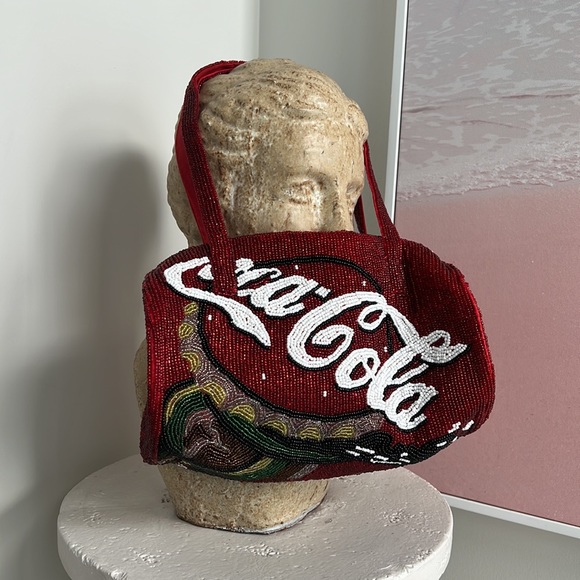 Coca Cola Handbags - *RARE* Vintage beaded Coca-Cola purse